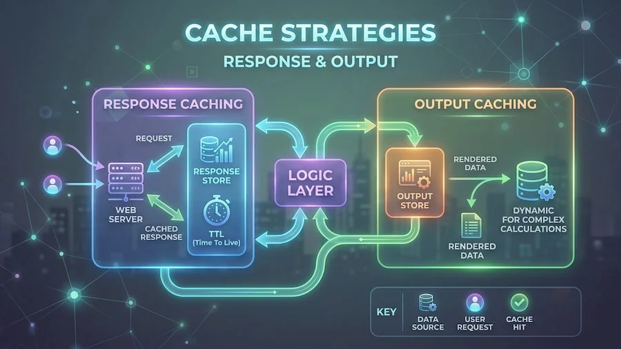 مقایسه جامع کش کردن Output Cache و Response Cache در ASP.Net Core