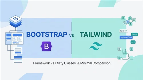 مقایسه جامع Bootstrap و Tailwind CSS؛ مزایا و معایب هرکدام